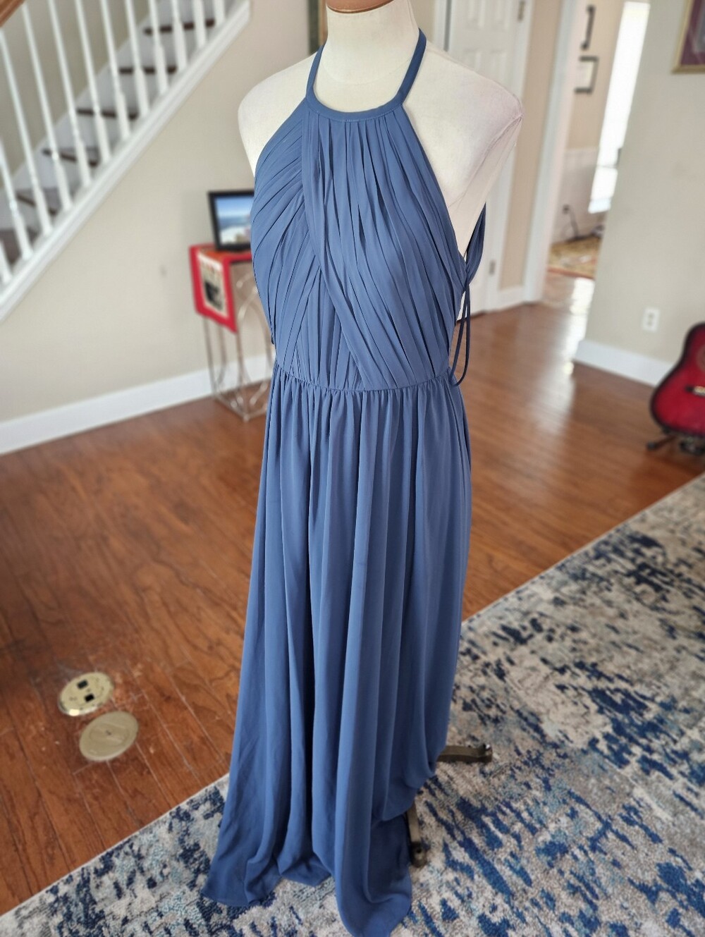 Theia Formal Open Back Dress Size 6 - Picture 2 of 7